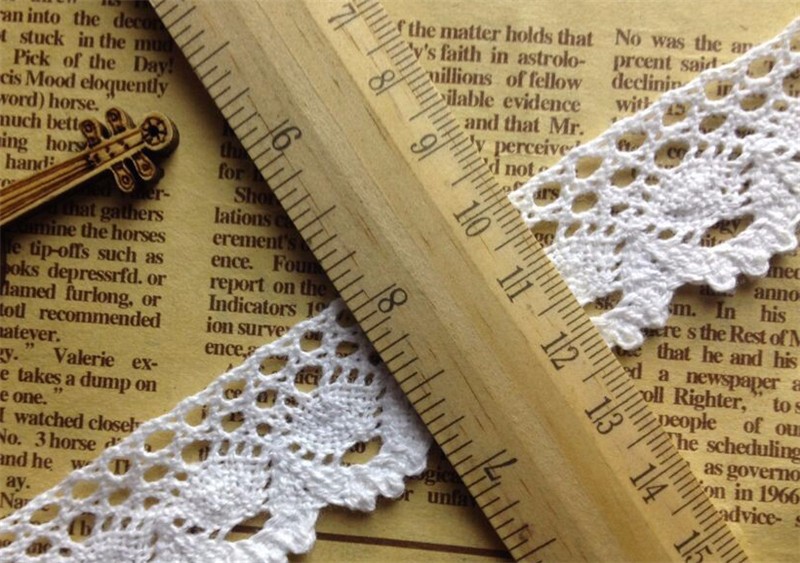 2-yardsLot-Cotton-Lace-Trim-Clothing-Decorative-Ribbon-Home-Handmade-Patchwork-DIY-Sewing-Wedding-Cr-32717781586