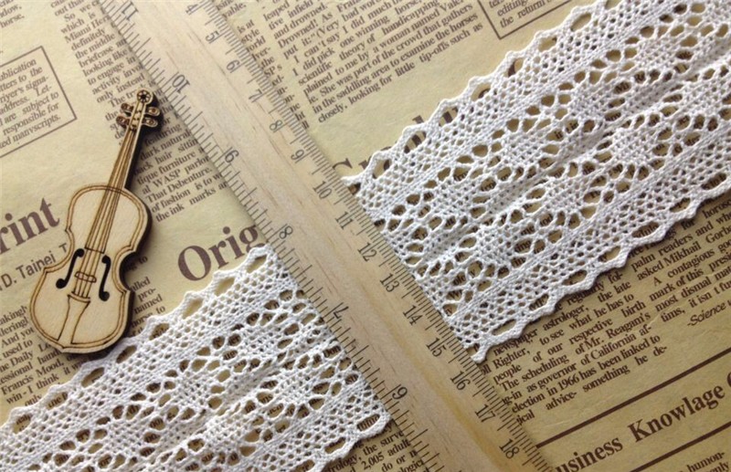 2-yardsLot-Cotton-Lace-Trim-Clothing-Decorative-Ribbon-Home-Handmade-Patchwork-DIY-Sewing-Wedding-Cr-32717781586