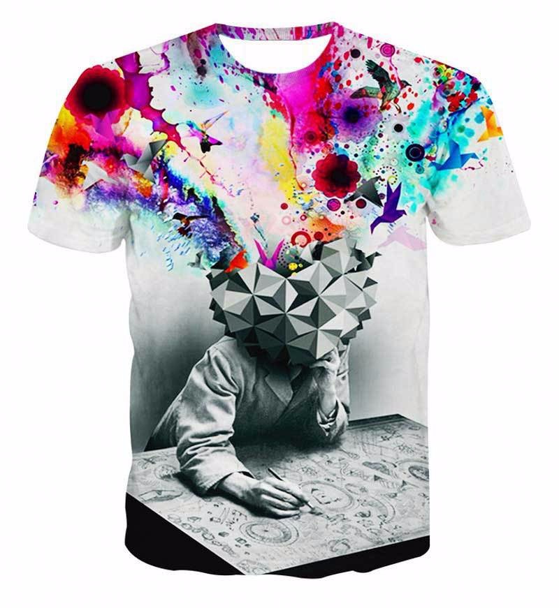 2015-Men-Fashion-3D-Animal-Creative-t-Shirt-Lightningsmoke-lionlizardwater-droplets-3d-printed-short-32648116402