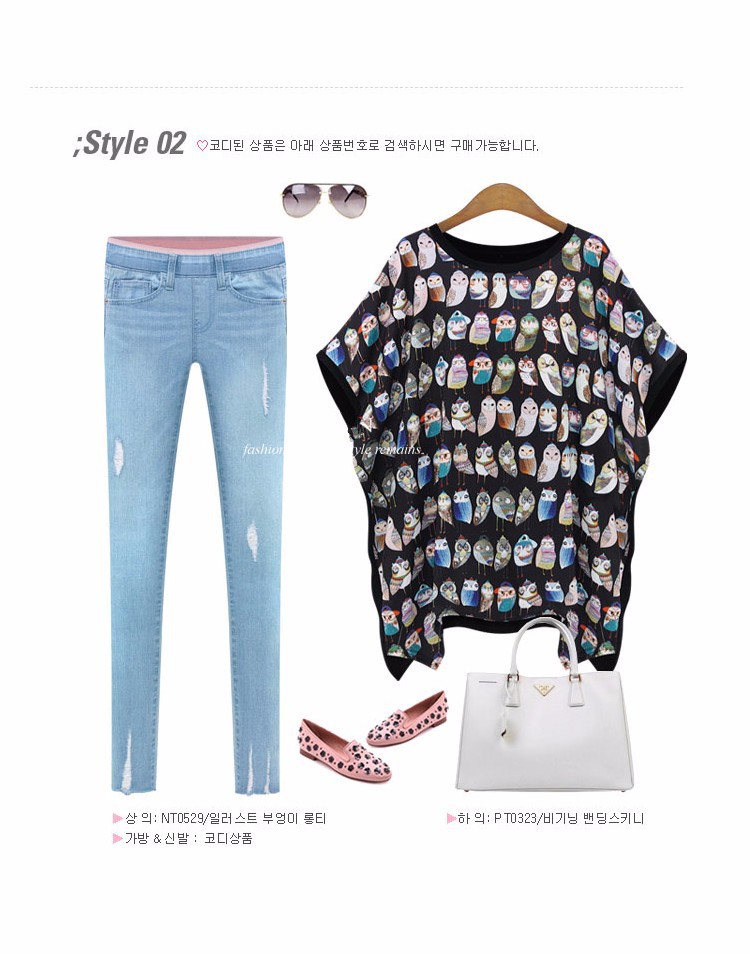 2015-New-Style-Cartoon-Owl-Printed-Women39s-T-shirtsBrand-Summer-Oversize-Short-Sleeve-T-shirts-Wome-32359528243