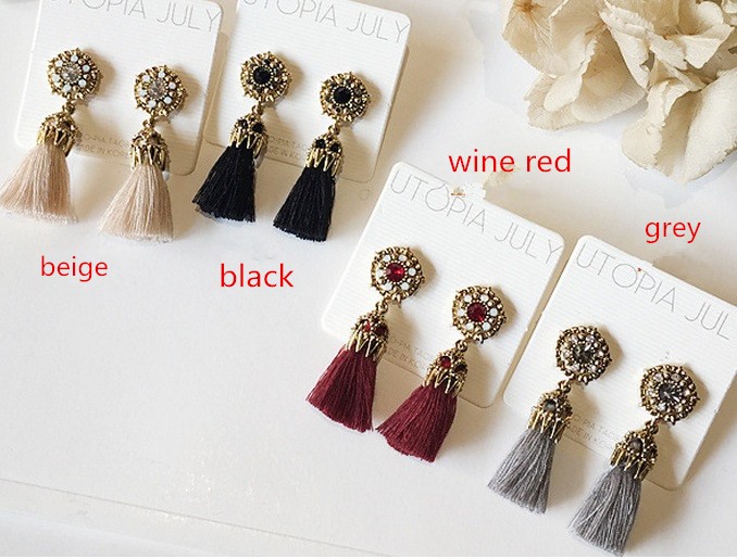 2016--Fashion-Vintage-Earrings-For-Women-Jewelry-Bright-Brick-Earrings--Flower-Ancient-Long-Tassel-D-32638411587