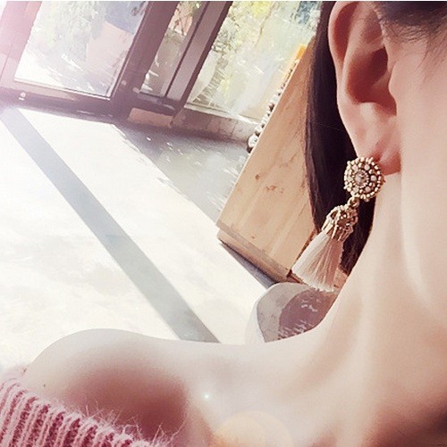 2016--Fashion-Vintage-Earrings-For-Women-Jewelry-Bright-Brick-Earrings--Flower-Ancient-Long-Tassel-D-32638411587