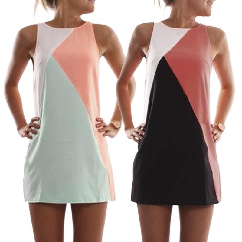 2016-Fashion-Women-Lady-Summer-Casual-Sleeveless--O-Neck-Patchwork-Party-Beach-Dress-Short-Mini-Dres-32735100010