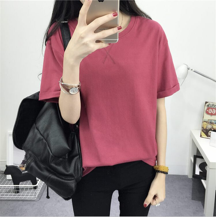 2016-Korea-style-of-the-new-female--shirt-summer-render-unlined-upper-garment-big-yards-of-pure-colo-32619142279