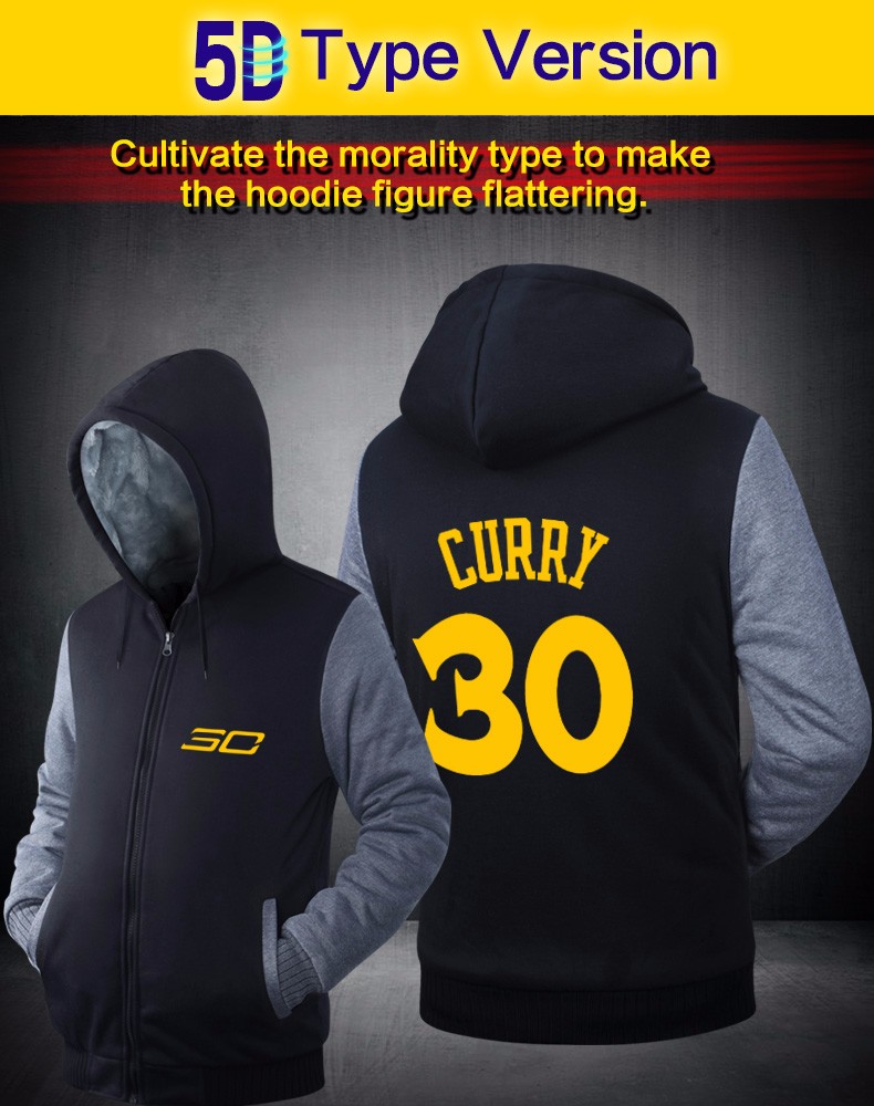 2016-Letter-Print-Men39s-Winter-Hoodies-Stephen-Curry-30-MVP-Printing-Thicken-Zipper-Coats-USA-EU-si-32760052661