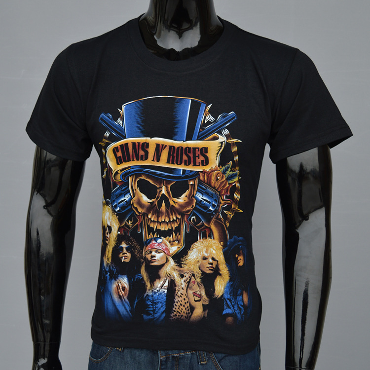 2016-Men-T-Shirts-Famous-Rock-Band-Guns-N-Roses-Printed-100-180g-Combed-Cotton-Top-Tee-camisetas-Bra-32664575717