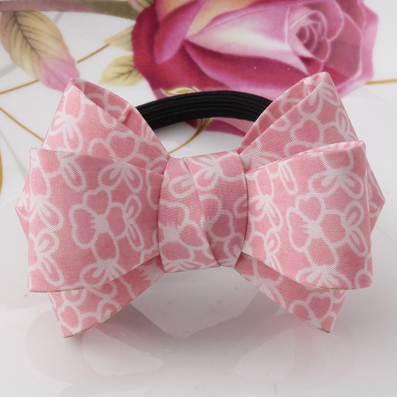 2016-New-Big-Bow-Dot-Flower-Scrunchy-Women-Girls-Hair-Accessories-Ponytail-Hair-Ornaments-Elastic-Ha-32664843204