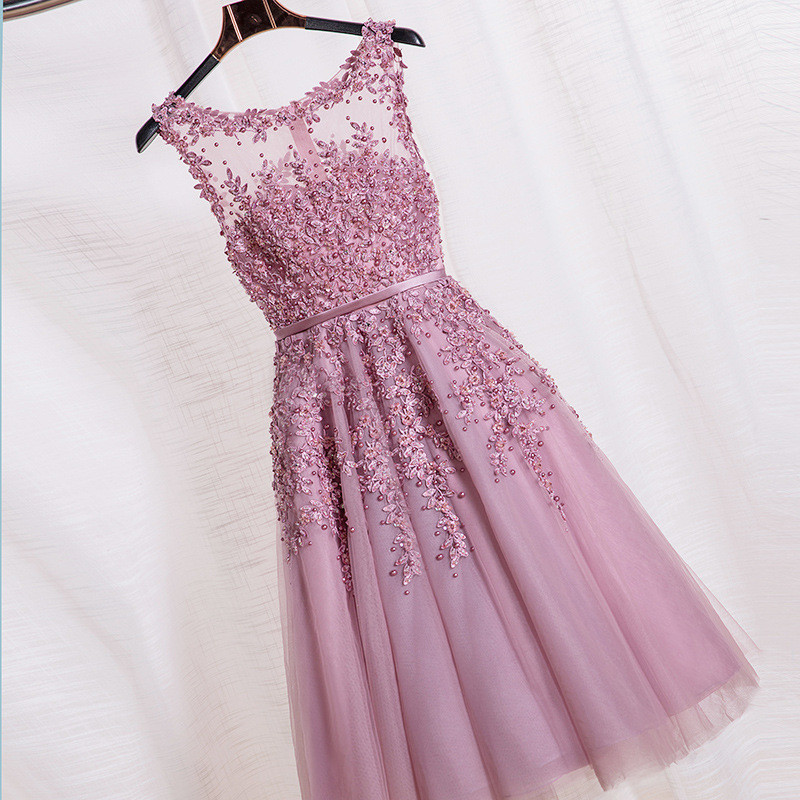 2016-Robe-De-Soiree-Pink-Lace-Short-Party-Dresses-Embroidery-with-Beaded-Perspective-Backless-Fashio-32693003061