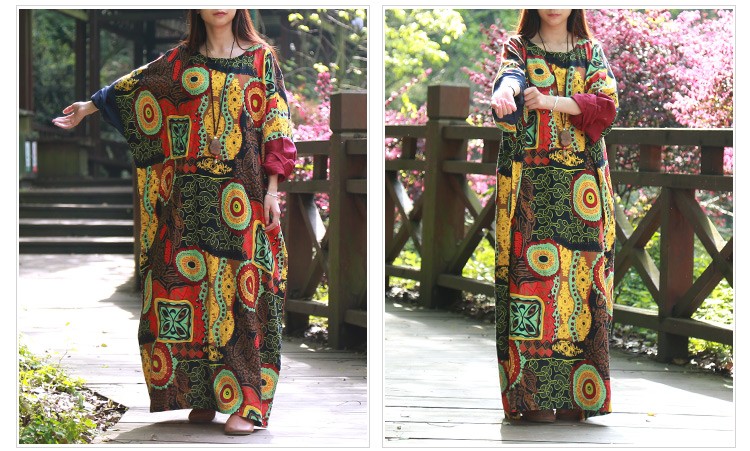 2016-Spring-Women-Dress-Batwing-Sleeve-Maxi-Dress-O-neck-Abstract-Printing-Cotton-Linen-Ethnic-Robe--32652867122