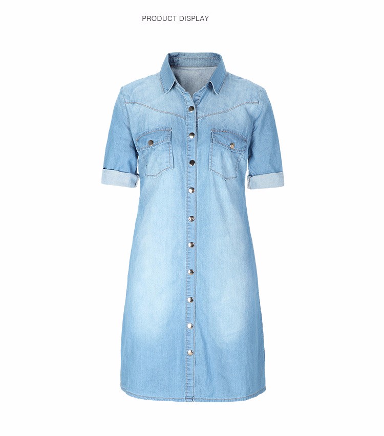 2016-Summer-Denim-Dress-Women-Plus-Size-Three-Quarter-Sleeve-Dress-Blue-Denim-Jeans-Dress-For-Women--32678417990