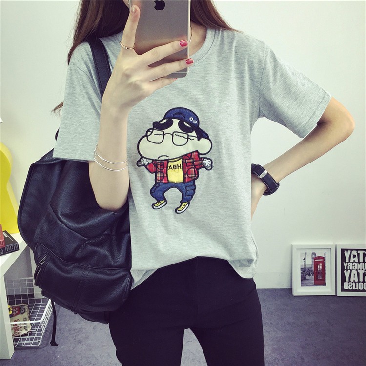 2016-Summer-Women-Top-Funny-T-shirt-Cute-Crayon-Shin-Chan-Cartoon-Embroidery-Tee-Basic-Harajuku-Bott-32702806831