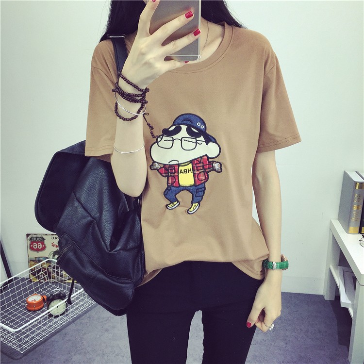 2016-Summer-Women-Top-Funny-T-shirt-Cute-Crayon-Shin-Chan-Cartoon-Embroidery-Tee-Basic-Harajuku-Bott-32702806831