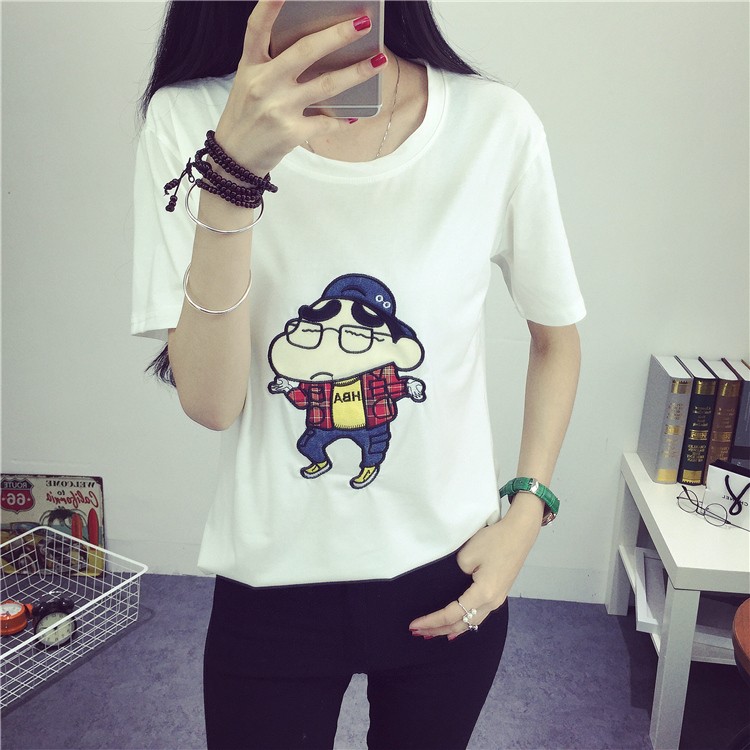 2016-Summer-Women-Top-Funny-T-shirt-Cute-Crayon-Shin-Chan-Cartoon-Embroidery-Tee-Basic-Harajuku-Bott-32702806831