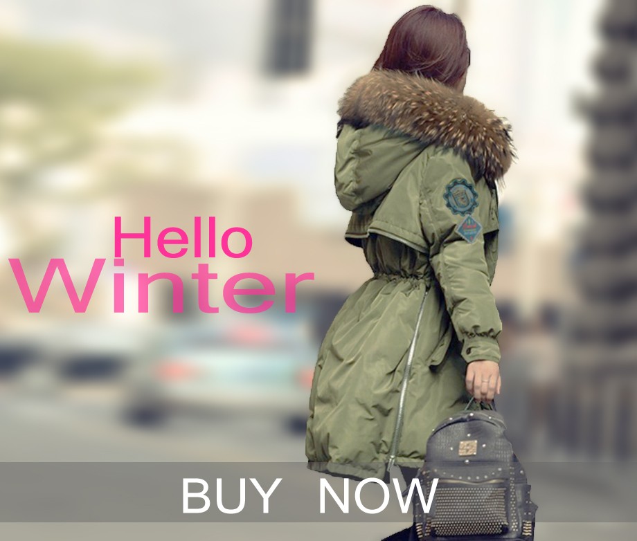 2016-Winter-Jacket-Women-Coat-Warm-Detachable-Lining-Big-Raccoon-Fur-Collar-Hooded-Army-Green-Brand--32742203207