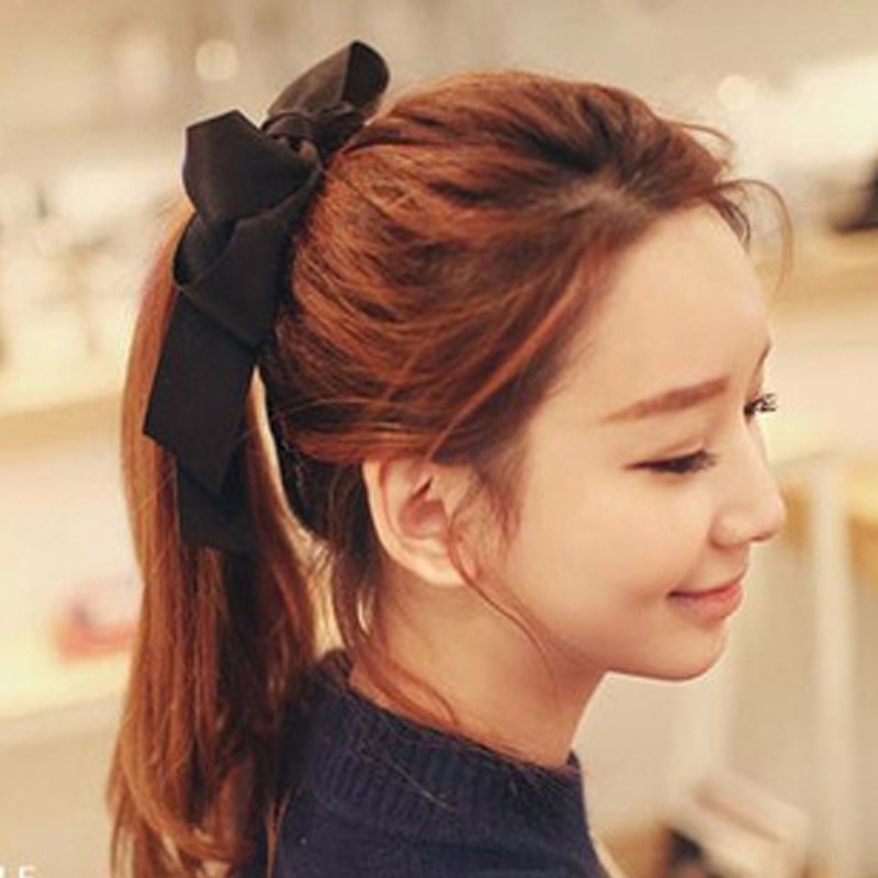 2016-Women-Tiara-Satin-Ribbon-Bow-Hair-Band-Rope-Scrunchie-Ponytail-Holder-Gum-For-Hair-Accessories--32712417791