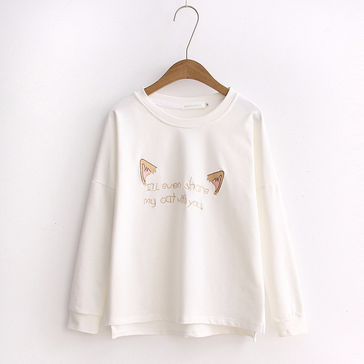 2016-new-autumn-winter-Women-cat-ear-embroidery-T-Shirt--Female-Loose-Round-Neck-T-Shirt--Tassel-Des-32723956043