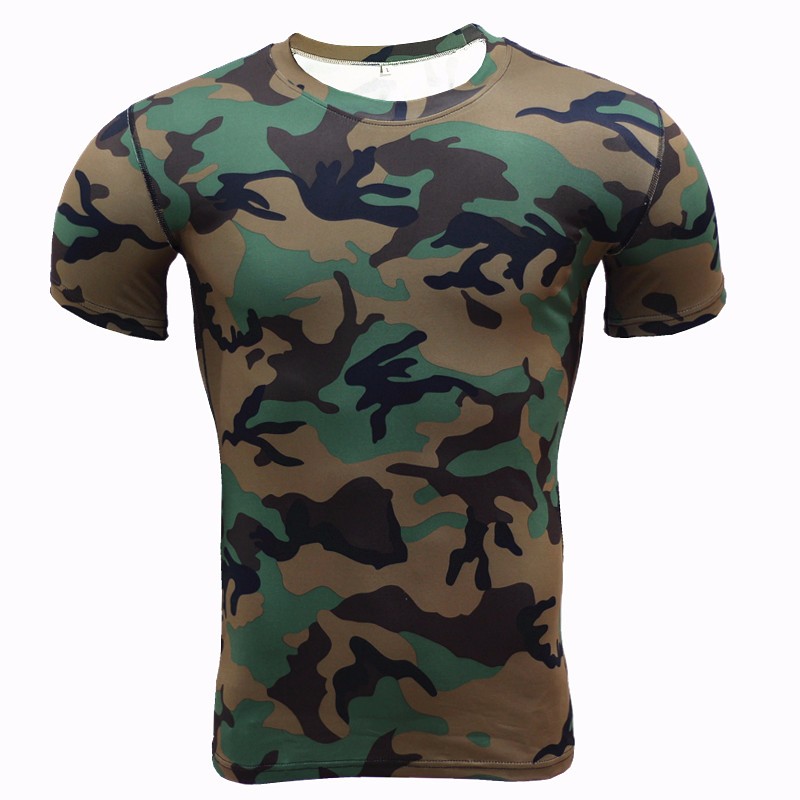 2017-Base-Layer-Camouflage-T-Shirt-Fitness-Tights-Quick-Dry-Shirts-Tops-amp-Tees-Crossfit-Compressio-32662472507