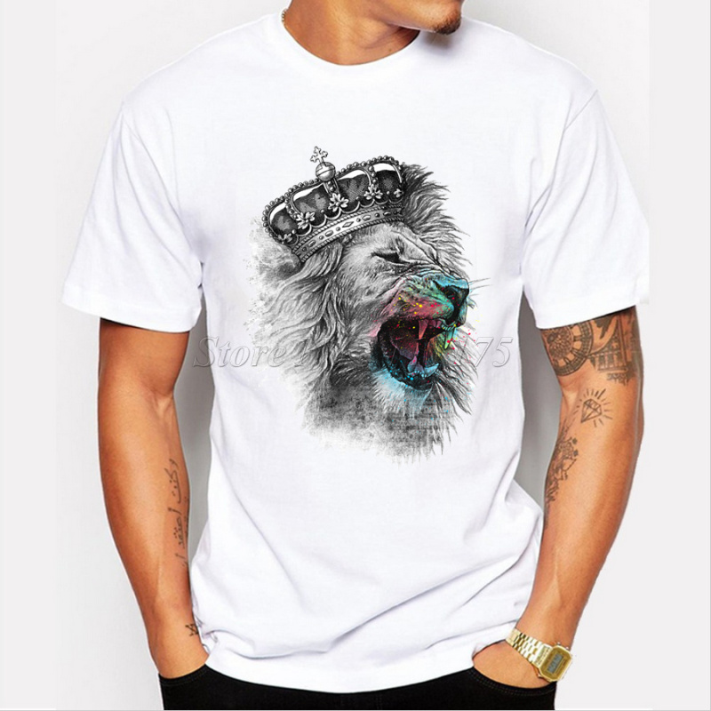 2017-Cool-Men-Funny-Domesticated-Monkey-Design-T-shirt-Novelty-Tops-customize-Printed-Short-Sleeve-T-32456126966