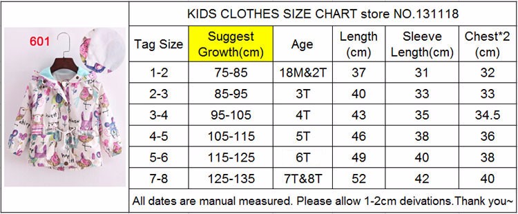 2017-New-2-8T-springampsummer-girls-jackets-casual-hooded-outerwear-for-girls-fashion-Hand-Painted-k-32627875486