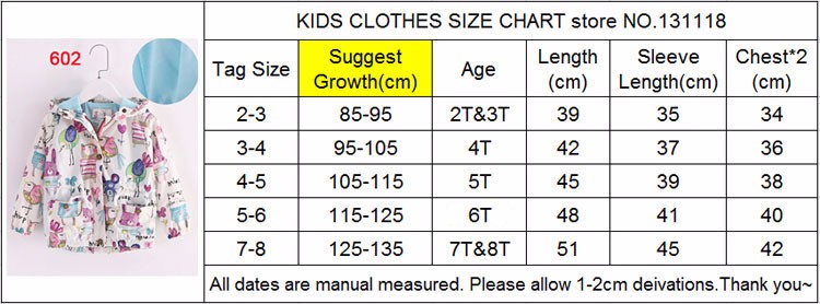 2017-New-2-8T-springampsummer-girls-jackets-casual-hooded-outerwear-for-girls-fashion-Hand-Painted-k-32627875486