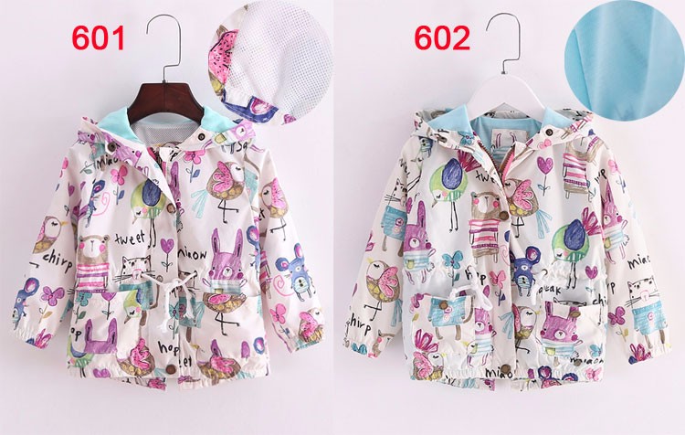 2017-New-2-8T-springampsummer-girls-jackets-casual-hooded-outerwear-for-girls-fashion-Hand-Painted-k-32627875486