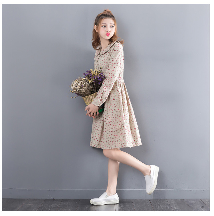 2017-New-Arrival-Spring-Autumn-Women-Cute-Dress-Peter-Pan-Collar-Full-Sleeve-Femininos-Vestidos-Mori-32749948493