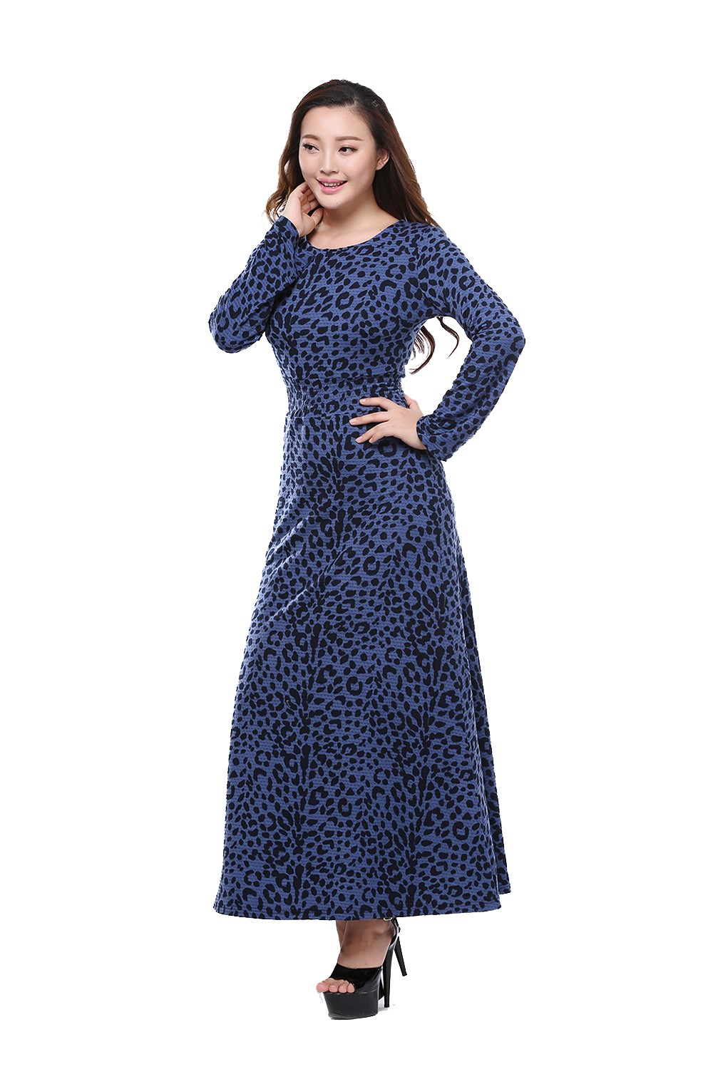 2017-New-Casual-Autumn-Winter-Women-Dress-Crew-Neck-Long-Sleeve-Leopard-Dress-6XL-Club-Party-Elegant-32690116177