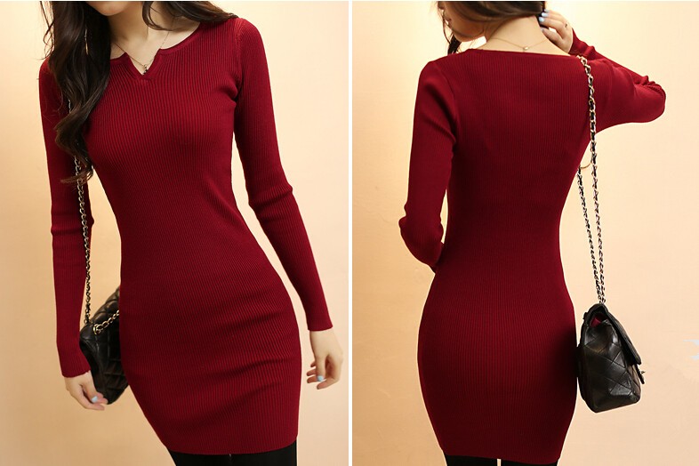 2017-New-Fashion-Autumn-Women-Pullover-Knitted-Sweater-Dress-Casual-Long-Sleeve-Stretch-Basic-Dress--32477648207