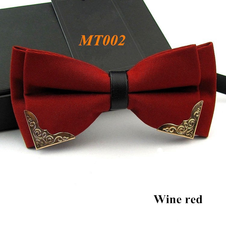 2017-New-Fashion-Boutique-Metal-Head-Bow-Ties-For-Groom-Men-Women-Butterfly-Solid-Bowtie-Classic-Gra-32309085220