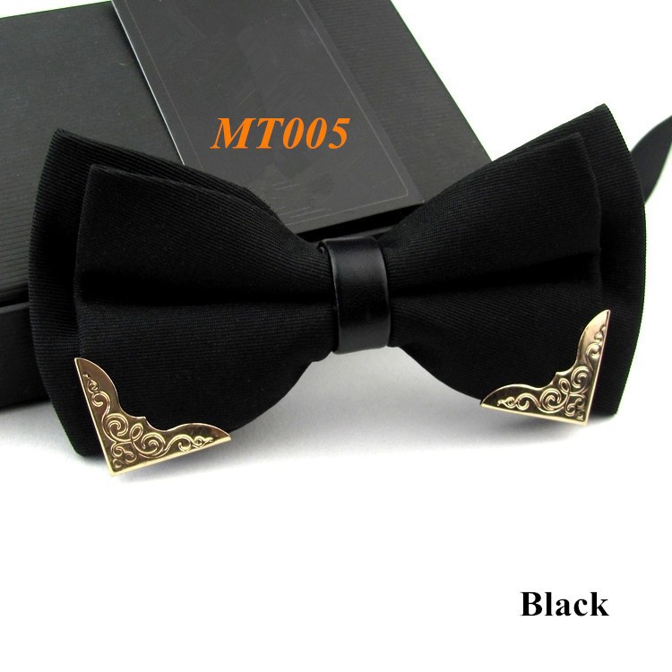 2017-New-Fashion-Boutique-Metal-Head-Bow-Ties-For-Groom-Men-Women-Butterfly-Solid-Bowtie-Classic-Gra-32309085220