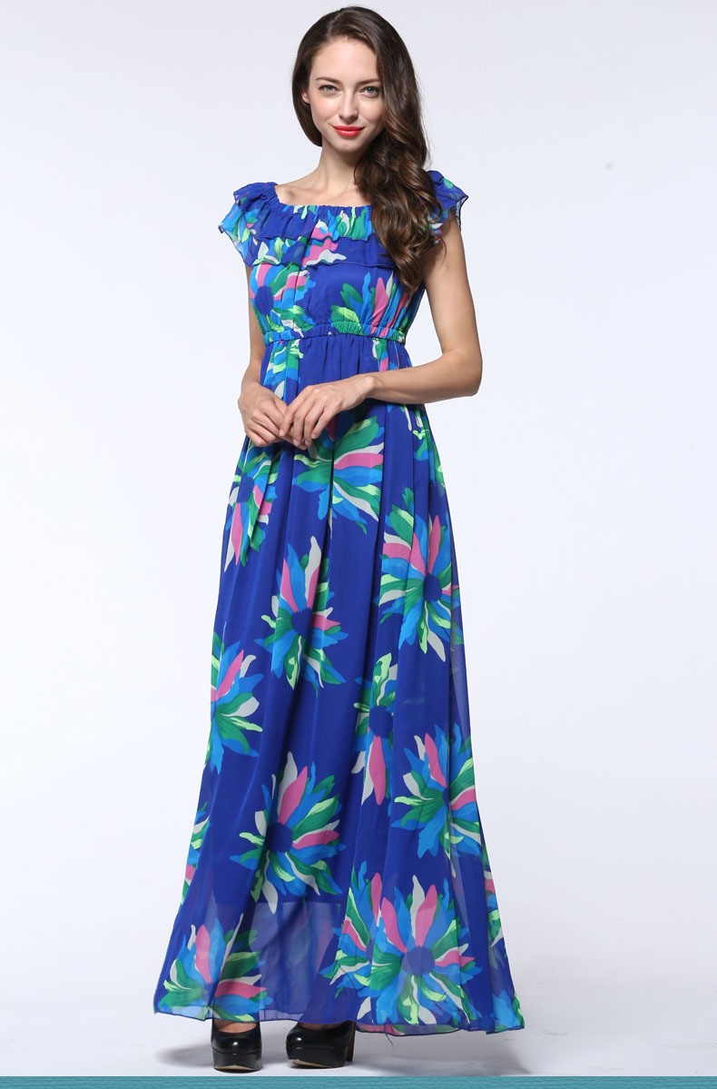 2017-New-Fashion-Women-Summer-Chiffon-Dress-Sexy-Sleeveless-Plus-Size-5XL-6XL-Blue-Floral-Beach-Casu-32773722911