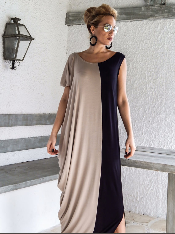 2017-New-Spring-Maxi-O-neck-Casual-Ankle-length-Big-Sizes-Loose-Robe-Party-Sexy-Women39s-Dress-Large-32706351054