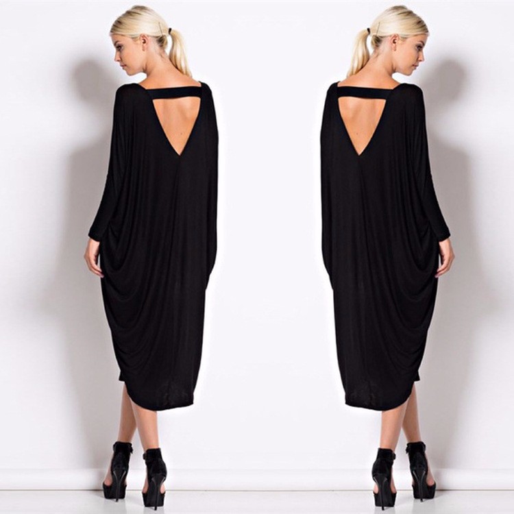 2017-Sale-Spring-Summer-Maxi-Long-Sleeve-Backless-Casual-Big-Sizes-Robe-Party-Sexy-Women39s-Dress-La-32720344955