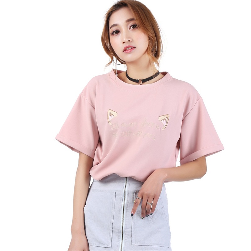 2017-Summer-T-shirt-Tops-Women-Loose-Plus-Size-White-Pink-Short-Tee-Shirt-Oneck-Short-Sleeve-Blusas--32792121286