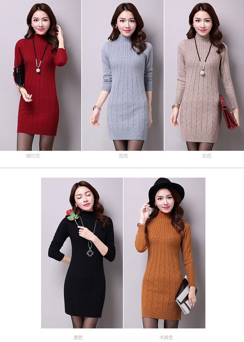 2017-Winter-Autumn-Sweater-Dress-Turtleneck-Long-Sleeve-Solid-Knitted-Long-Women-Sweaters-and-Pullov-32651876795