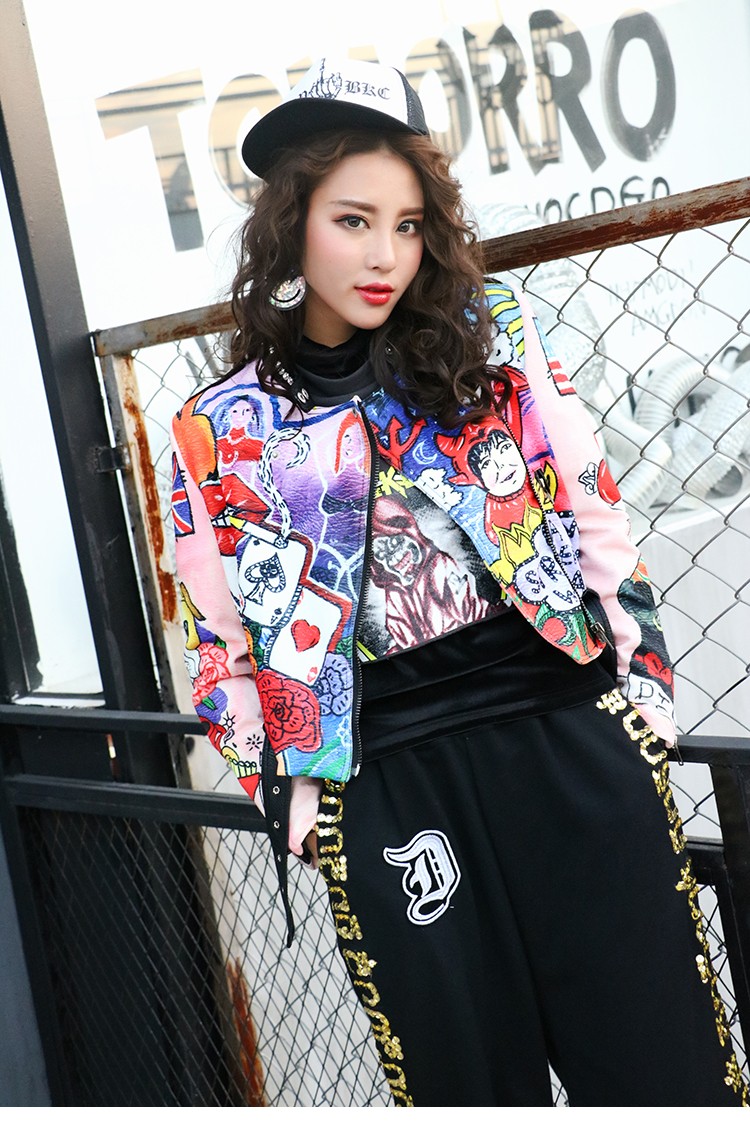 2017-autumn-winter-women-street-cartoon-graffiti-printing-space-cotton-short-jacket-long-sleeve-slim-32761432749