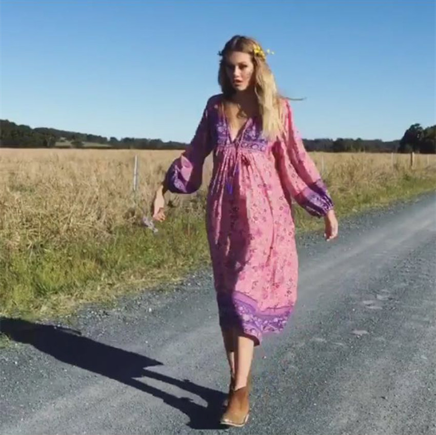 2017-new-hot-bohemian-style-long-dress-printing-colorful-maxi-dresses-puff-sleeve-print-holiday-boho-32789859232