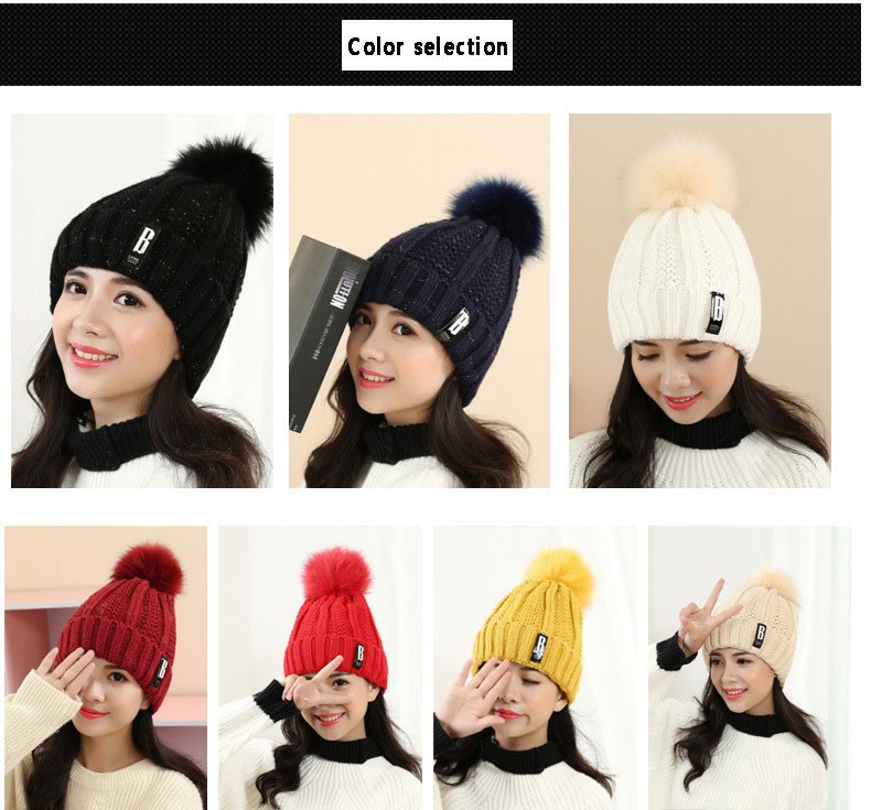 2017-women-hat-the-hundreds-Brand-New-High-Quality-women-winter-mink-The-Ball-ski-rabbit-fur-hat-pom-32733120557