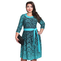 2017-women-plus-size-dress-O-Neck-Pockets-Casual-dresses-Knee-Length-plus-size-women-clothing-patchw-32568448440