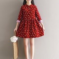 2018-New-Fashion-Spring-Autumn-Women-Mini-Dress-Peter-Pan-Collar-Corduroy-Long-Sleeve-Vestidos-Vinta-32743659513