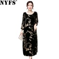 2018-New-Vintage-Summer-Dress-Vestidos-Robe-Loose-Plus-Size-Short-Sleeve-Print-Office-Women-Dress-El-32796643494