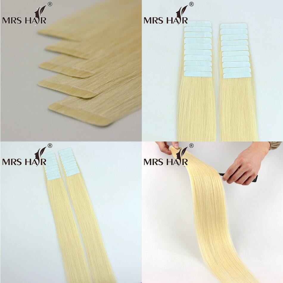 20Inches-PU-Skin-Weft-Tape-In-20pcs-Human-Hair-Blonde-Brazilian-Remy-Seamless-Adhesive-Tape-In-Black-32231973864