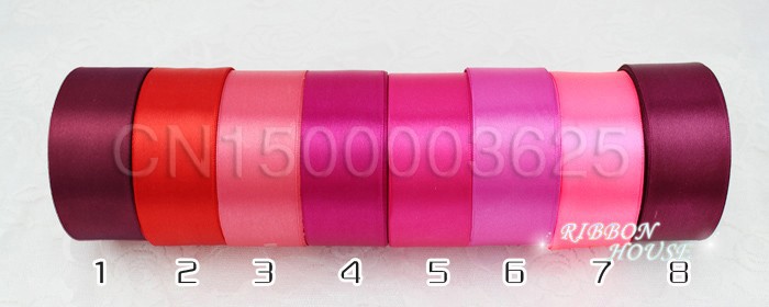 25-yardsroll-40mm-Single-Face-Satin-Ribbon-Webbing-Decoration-Gift-Christmas-Ribbons-2004983995