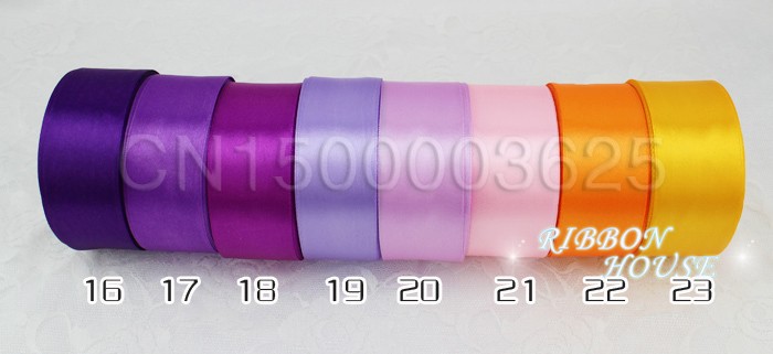 25-yardsroll-40mm-Single-Face-Satin-Ribbon-Webbing-Decoration-Gift-Christmas-Ribbons-2004983995