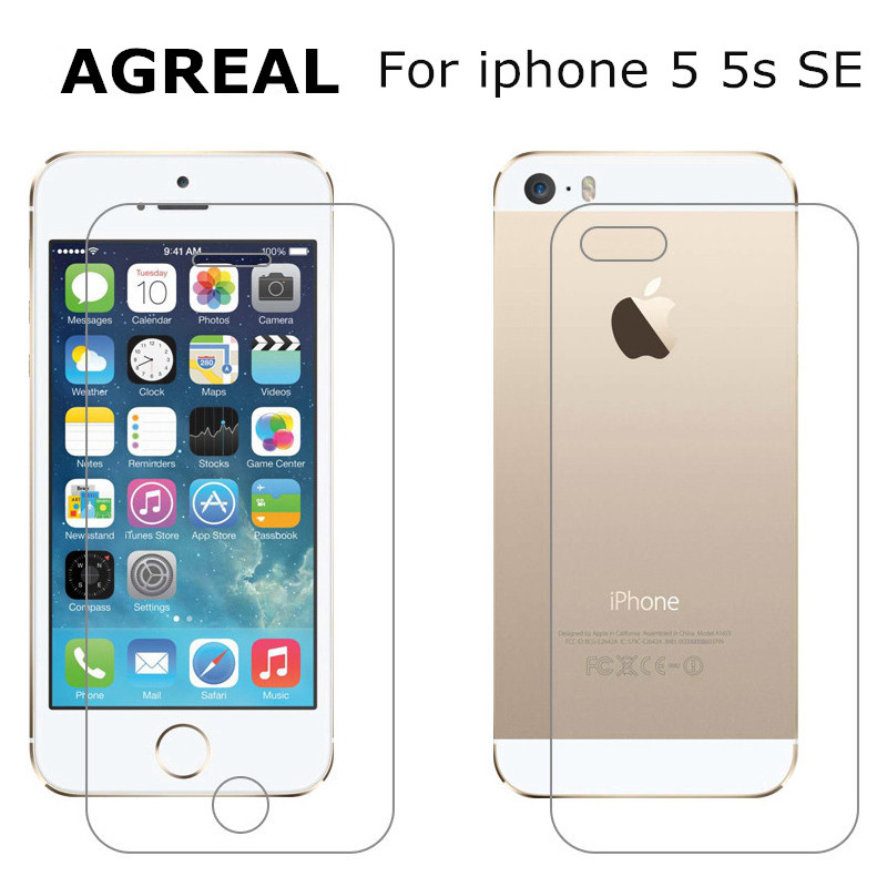 2pcslot-Front--Back-Premium-Tempered-Glass-for-iPhone-5-5s-5se-Anti-scratch-9H-026mm-25D-Screen-Prot-1917534892