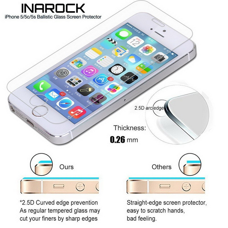 2pcslot-Front--Back-Premium-Tempered-Glass-for-iPhone-5-5s-5se-Anti-scratch-9H-026mm-25D-Screen-Prot-1917534892