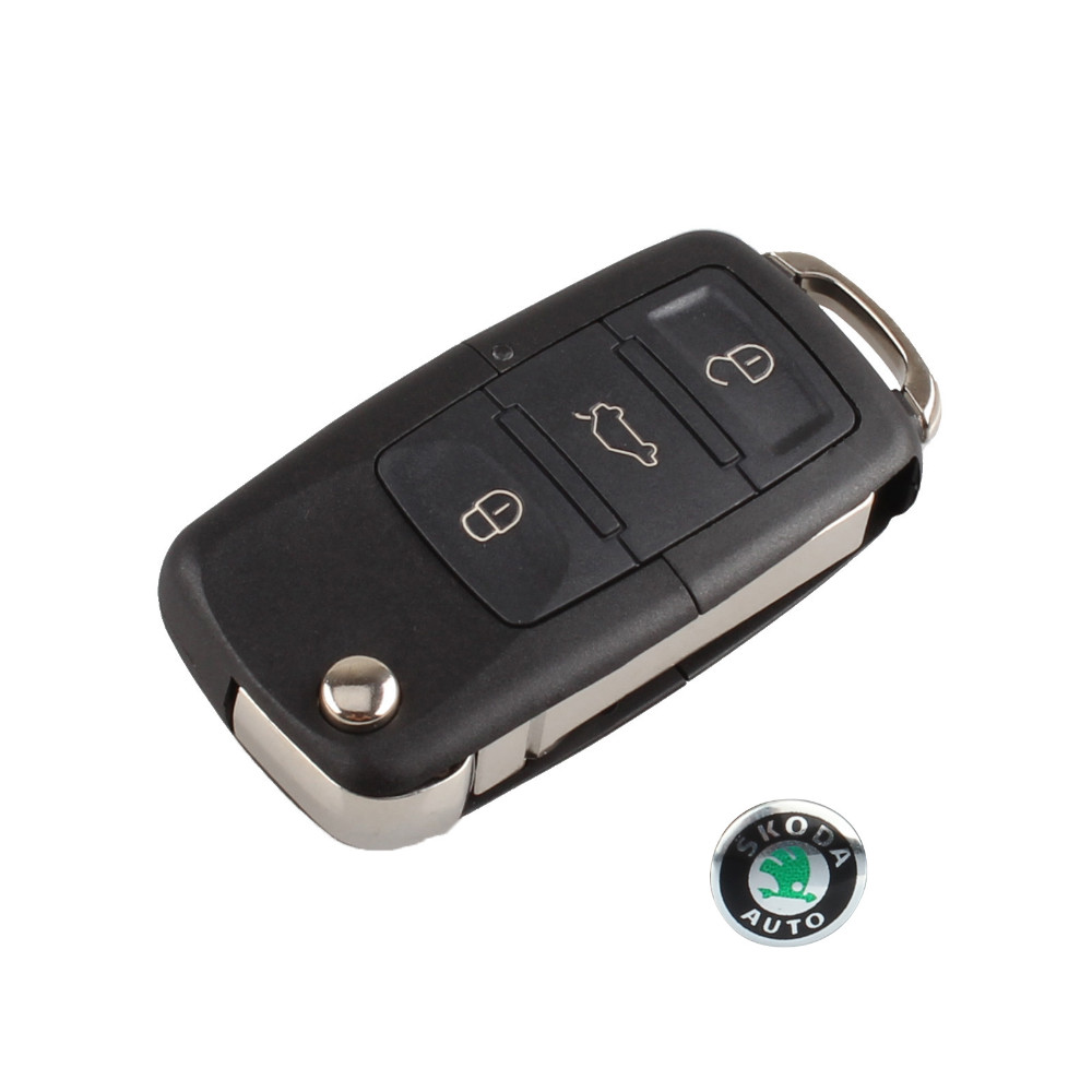 3-Buttons-Folding-Car-Remote-Flip-Key-Shell-Case-For-Skoda-Replacement-Key-Refires-Replace-Shell-Wit-32685695519