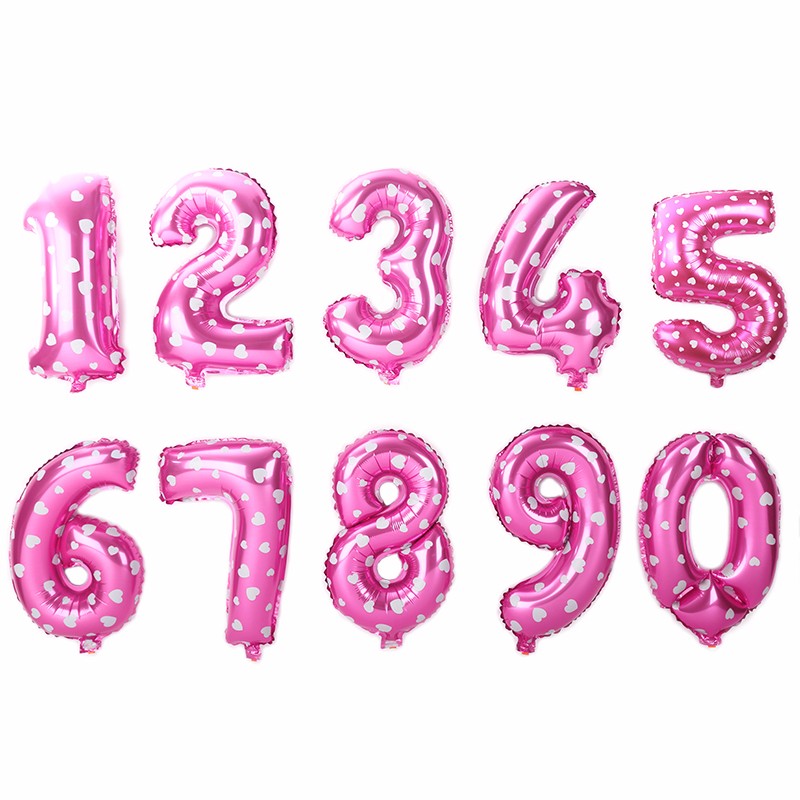 number balloons cheap