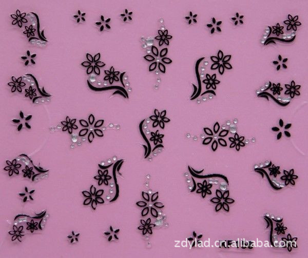 3D-flower-design-Water-Transfer-Nails-Art-Sticker-decals-lady-women-manicure-tools-Nail-Wraps-Decals-32301538038