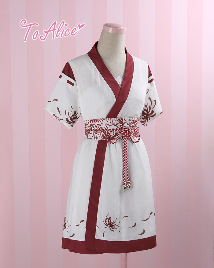 3way-Unique-Cute-Mori-Girls-Higanbana-Floral-Printing-Chinese-Style-Dress-Set-Summer-Short-Sleeves-B-32476620845